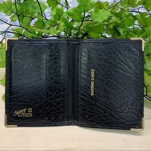 Vintage Salisbury Leather Card Case England